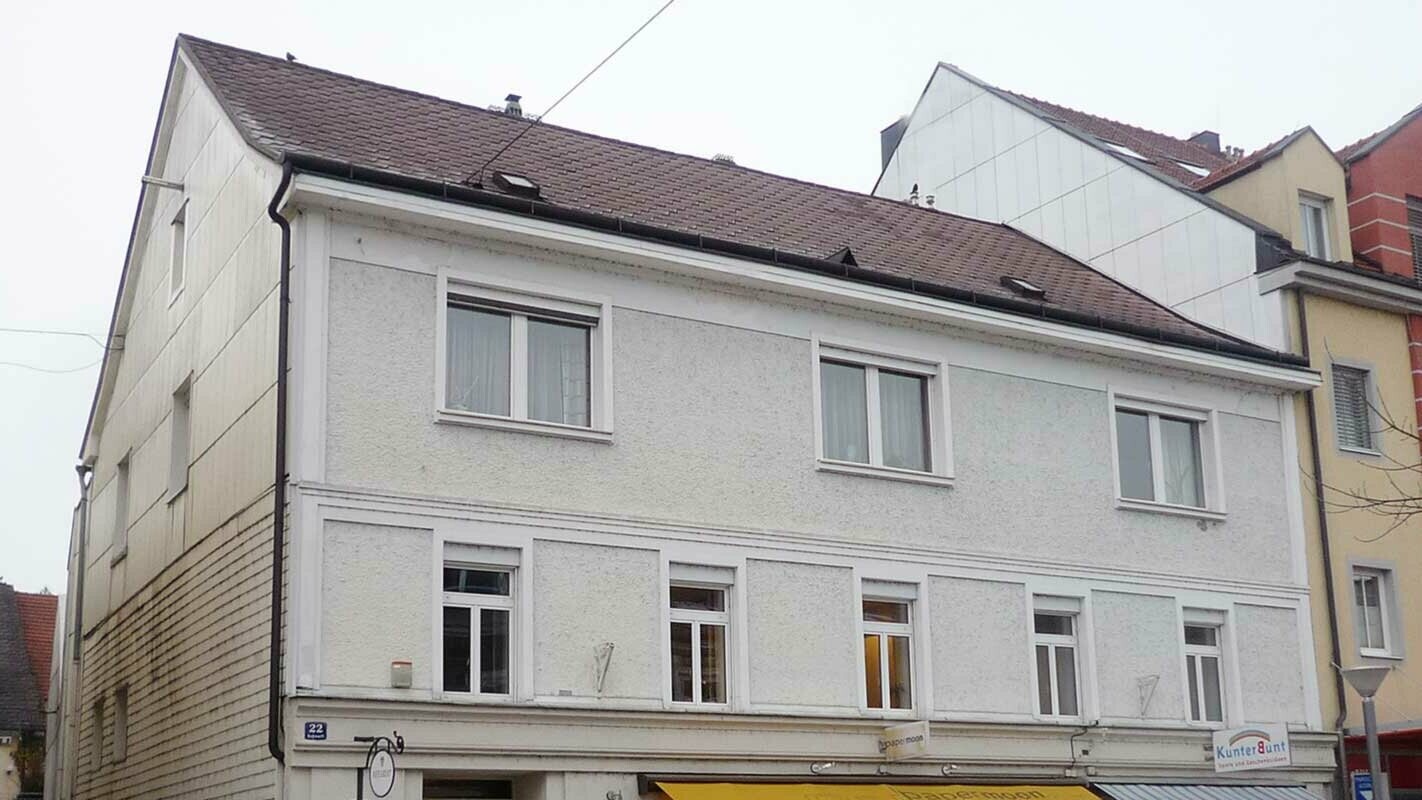 Før renoveringen av taket med PREFA takpanel FX.12