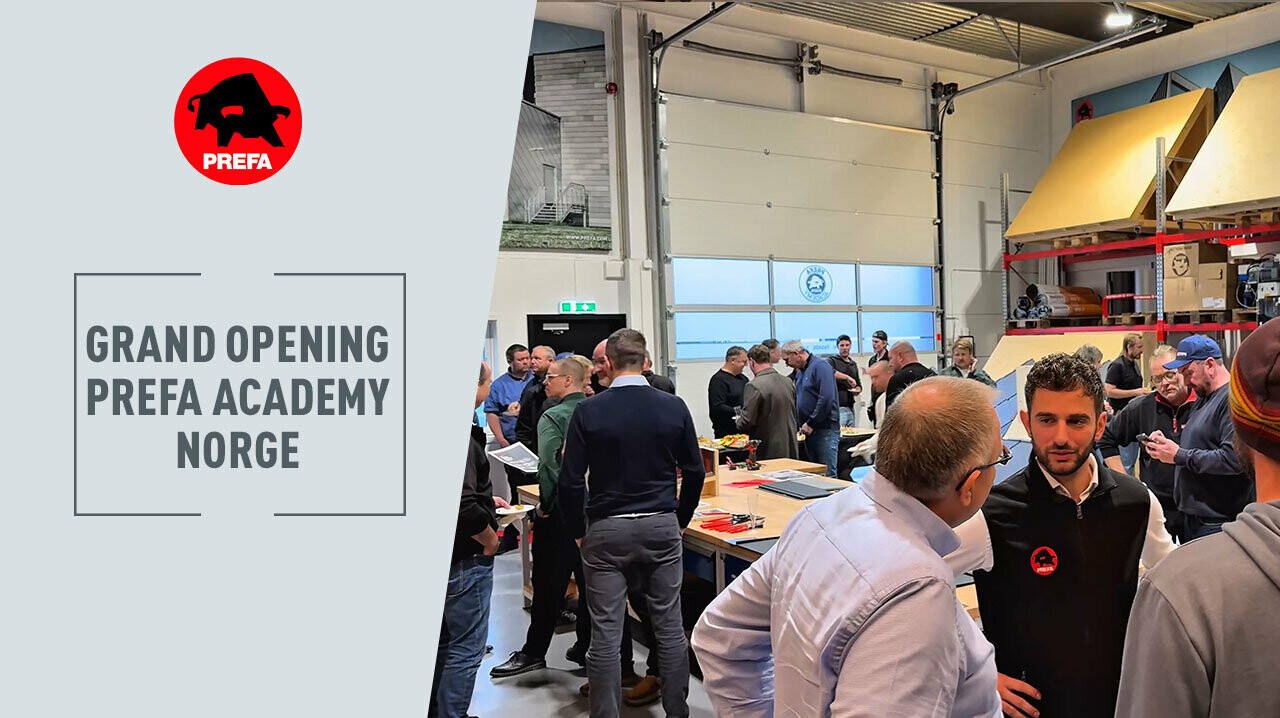 Thumbnail zum Video der PREFA Academy Eröffnung in Skien