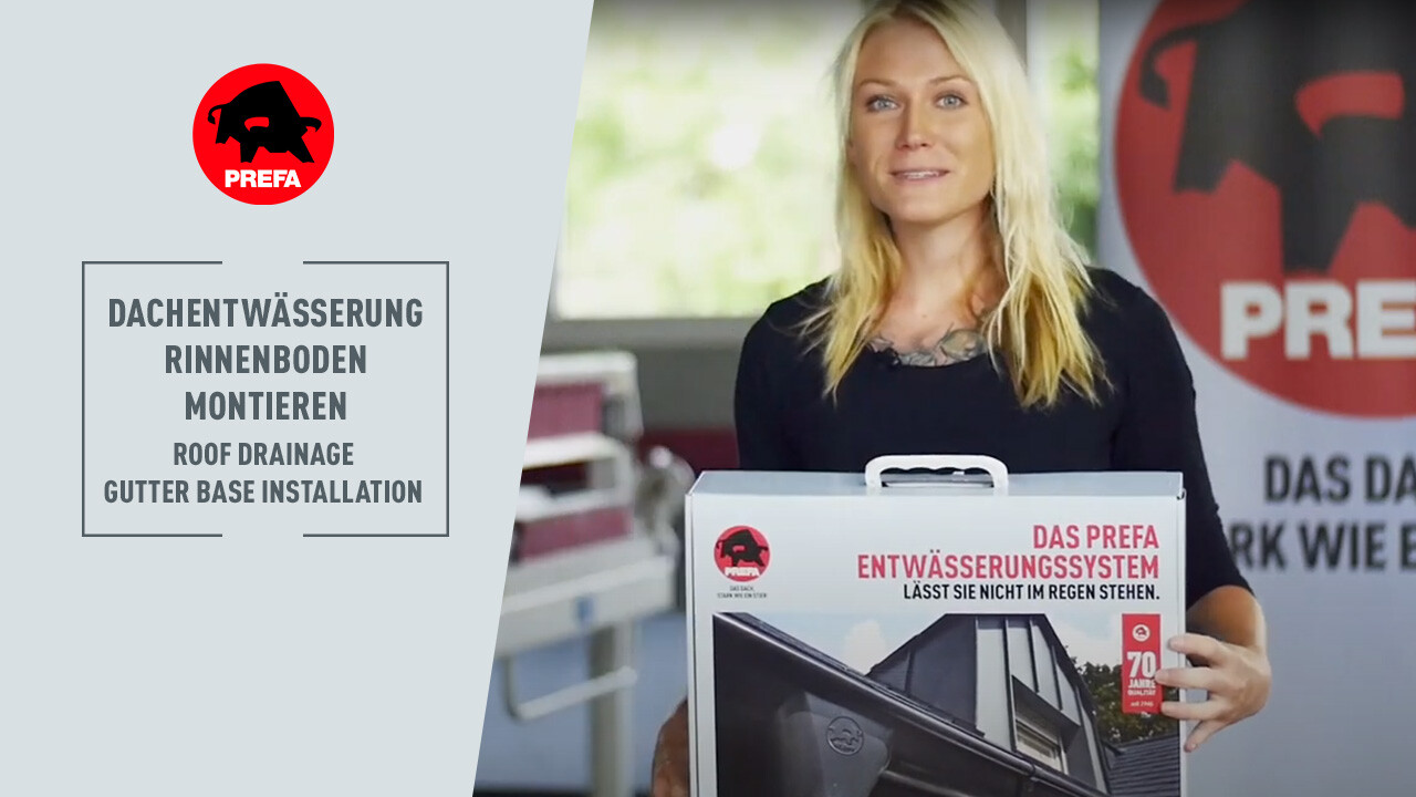 Miniatyrbilde for Youtube-videoen fra PREFA Academy-kanalen «Installasjon av et endelokk»