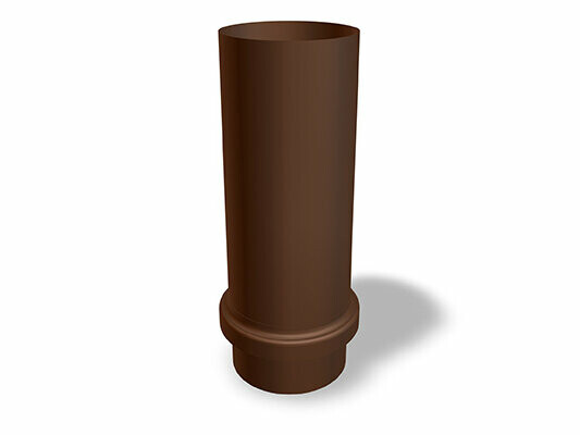 PREFA skyvemuffe, tilgjengelig i størrelsene Ø 80, 100 og 120 mm, brukes til fleksibel og sikker sammenkobling av avløpssystemrør.