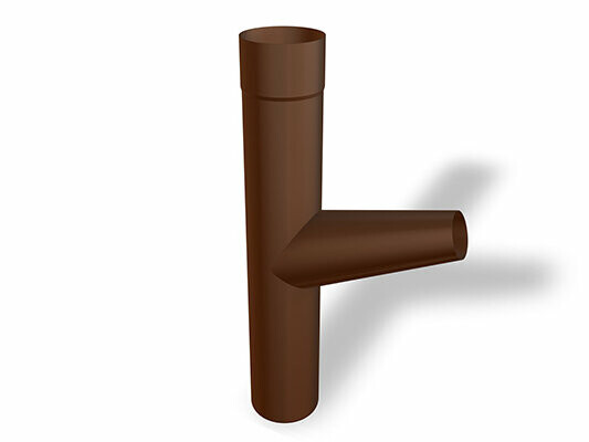 PREFA konisk grenrør, Ø 100 x 50-75 mm, muliggjør en fleksibel overgang mellom rør med ulik diameter i takavløpssystemer.