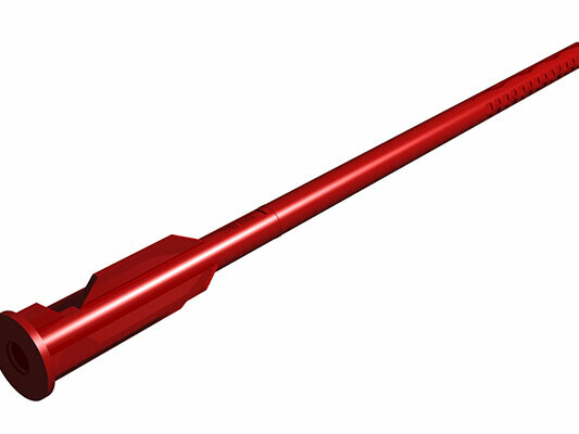 PREFA isolasjonsplugg for rørklammer Ø 10 mm, tilgjengelig i lengder 120 mm, 180 mm og 280 mm, passer til rørklammerskruer for isolasjonsplugg for rørklammer Ø 10.