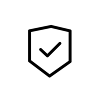 Clipart av et segl som symboliserer produktets ytelsesgaranti